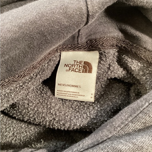 Men's Trivert Patch Pullover Hoodie by The North Face, Heather Gray, Small - Picture 3 of 12